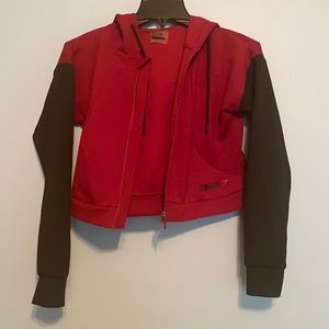 Gymshark crop zip up jacket